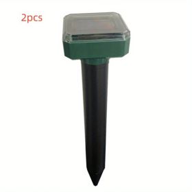 2pcs Solar Rat Drive Ultrasonic Animal Waterproof Outdoor Solar Powered; Repel-pesticides