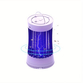 1pc Purple Light Mosquito Trap; Electric Mosquito Killer; Fan Suction Mosquito Killer; Bug Zappers