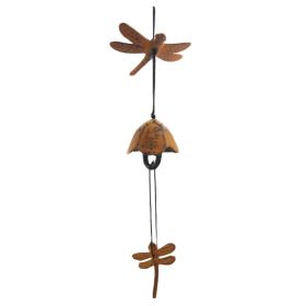 Dragonfly Cast Iron Wind Chimes Hanging Ornament Butterfly Antique Metal Doorbell Shop Decoration