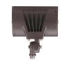 HILO | LED Flood Light | 100 Watt | 11000 Lumens | 5000K | 120V | Knuckle Mount | DOB | Bronze Housing | IP65 | UL Listed