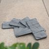 20 PCS Cobbled Stone Effect Plastic Garden Lawn Border Edging