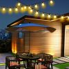 Plug-in Globe String Light Warm White Fairy Light Bulbs Outdoor Water Resistant