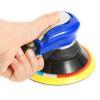 6" Air Random Orbital Sander Pneumatic Palm Sander 10000RPM w/7 Sandpapers