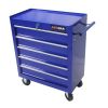 5 DRAWERS MULTIFUNCTIONAL TOOL CART WITH WHEELS-BLUE