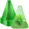 Reusable Square plant bellows to protect plants from birds Frost Snail damage Green