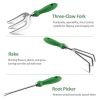 Outdoor Gardening Work Set 11pcs Garden Planting Tools Set