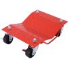 Car Dolly, Heavy Duty Wheel Dolly,4 Tire Wheel Dolly Car Stakes 6000lbs Capacity,RED