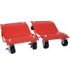 Car Dolly, Heavy Duty Wheel Dolly,4 Tire Wheel Dolly Car Stakes 6000lbs Capacity,RED