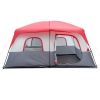 430*430*210cm Polyester Cloth Fiberglass Poles Can Accommodate 14 People Camping Tent Red And White