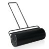 36in Cylindrical Iron Lawn Roller Black