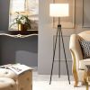 Modern Metal Tripod Floor Lamp with Chain Switch