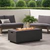 40" RECTANGULAR MGO FIRE PIT - 40 000 BTU