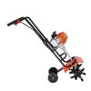 VEVOR Tiller Cultivator, 31CC 4-Stroke Garden Cultivator, Tiller with 4 Steel Adjustable Front Tines for Lawn, Garden and Field Cultivation