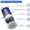 1pc Purple Light Mosquito Trap; Electric Mosquito Killer; Fan Suction Mosquito Killer; Bug Zappers