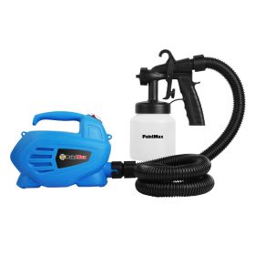 800ML Paint Spray Painter 650W Paint Sprayer Machine 800ML/Min Output HVLP Oil Primer Water Sprayer (Color: Blue)