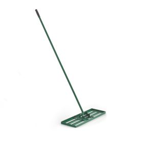 Outdoor Lawn Leveling Rake for Garden & Golf Lawn & Farm (Color: Green)