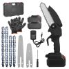 Electric Mini Chainsaw Portable Handheld Cordless Small Chain Saw Battery Powered