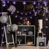 Multiple sizes Halloween Bat String Lights Battery Operated Halloween Lights Little Bat LED Holiday Lights for Halloween Outdoor Indoor Decor