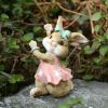 Cute Rabbit Yard Ornament; Easter Decoration