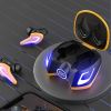 Gaming Wireless Headset Binaural Noise Reduction In-ear Music Headset Type-C Digital Display Colorful Ambient Light Cabin