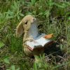 Cute Rabbit Yard Ornament; Easter Decoration