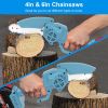 Electric Mini Chainsaw Portable Handheld Cordless Small Chain Saw Battery Powered